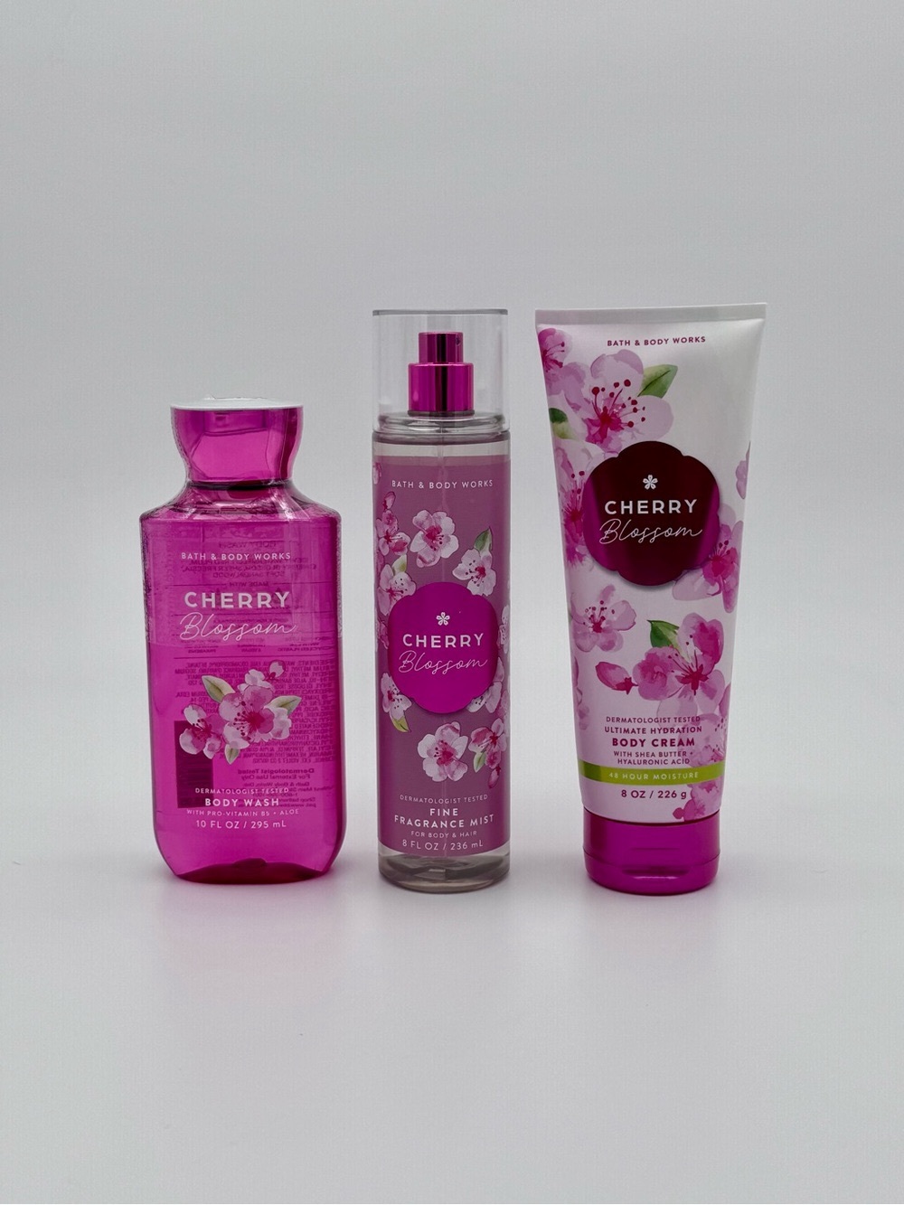 Bath and Body Works Cherry Blossom Body Care Gift Set NWT - Picture 1 of 4